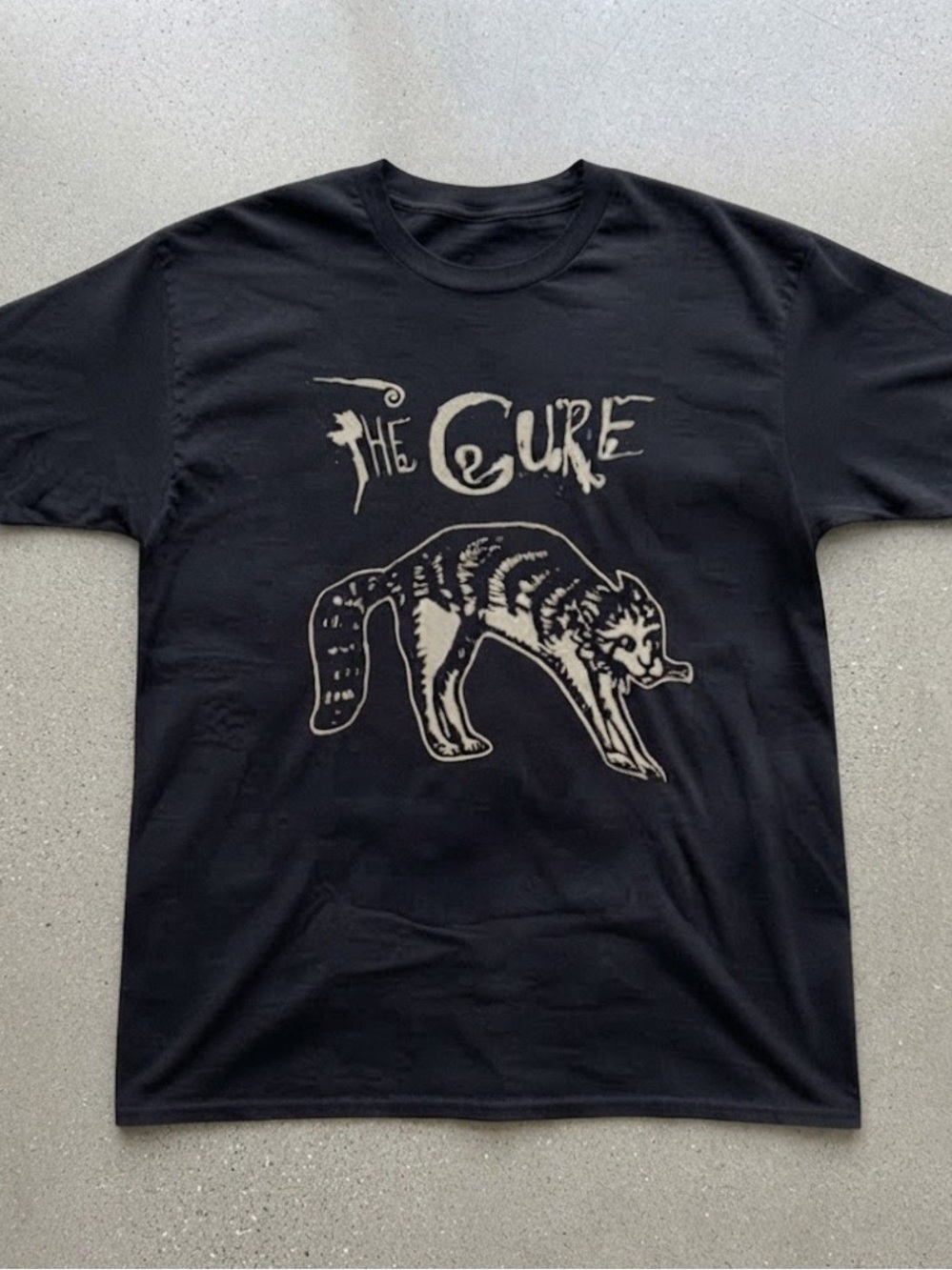 The Cure Alternative Rock Band Animal Graphic Black Gildan T-Shirt